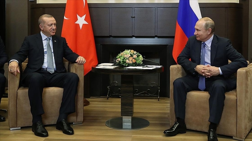 Erdogan l-a sunat pe Putin şi l-a anunţat că trebuie să "cureţe" nordul Siriei de forţele kurde / Alte subiecte abordate - hub-ul energetic din Turcia şi extinderea exporturilor ucrainene pe Marea Neagră
