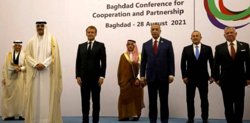 Macron îndeamnă Irakul, la Conferinţa regională ”Bagdad II”, în Iordania, să urmeze altă cale decât a unui ”model dictat din exterior”
