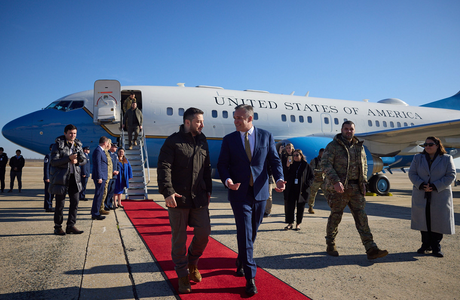 Zelenski soseşte în Statele Unite pentru a se întâlni cu Biden