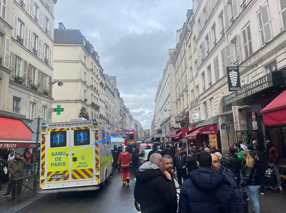UPDATE-Trei morţi şi mai mulţi răniţi în centrul Parisului, într-un centru cultural kurd, în urma mai multor focuri de armă