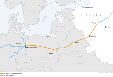 Rusia, pregătită să reia livrările de gaze naturale ruseşti către UE prin gazoductul Yamal-Europa, anunţă vicepremierul rus Aleksandr Novak. Moscova estimează că exportă, în 2022, 21 de miliarde de metri cubi de gaze naturale lichefiate în UE