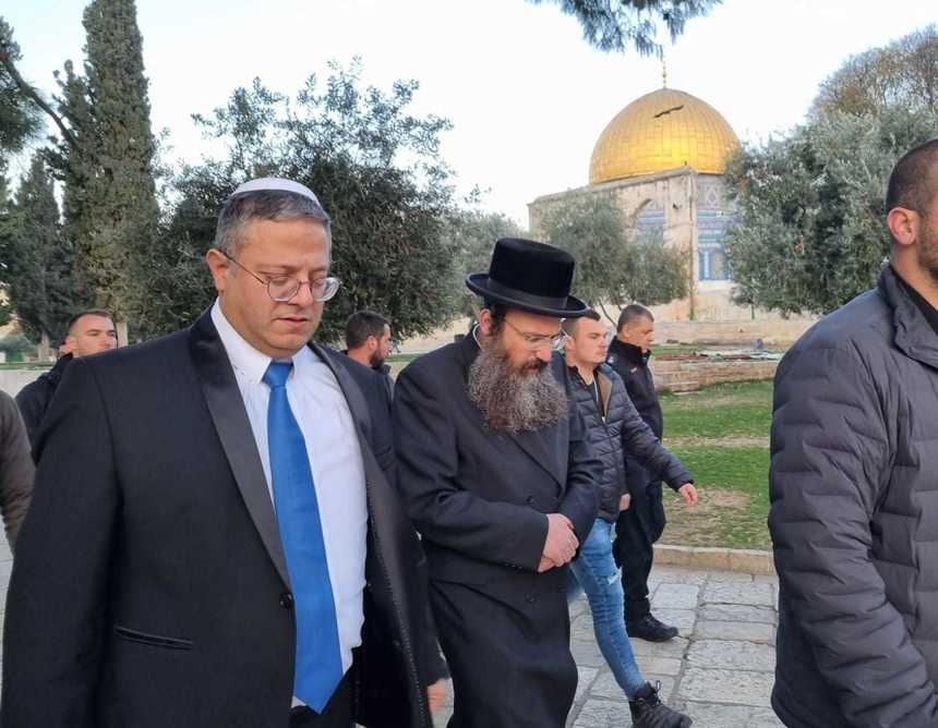 Extremistul Itamar Ben Gvir, cel mai controversat ministru din guvernul lui Netanyahu, s-a dus la Esplanada Moscheilor într-un gest de sfidare a palestinienilor
