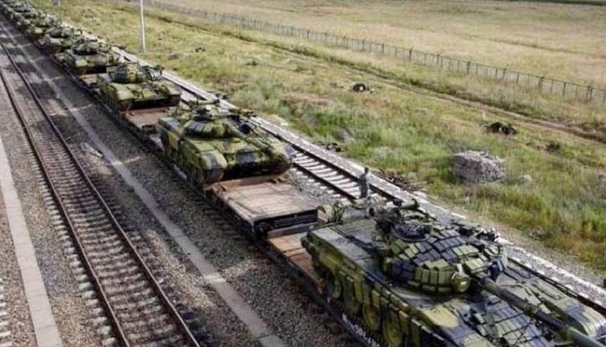 Belarusul primeşte un tren cu trupe şi echipament ruseşti, în pofida armistiţiului de Crăciun al lui Putin
