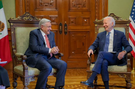 Preşedintele mexican Andres Manuel Lopez Obrador îi cere lui Joe Biden, la Ciudad de Mexico, să termine cu ”dispreţul faţă de America Latină”