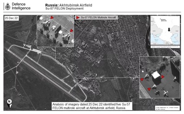 Rusia şi-ar fi mobilizat pentru război cel mai modern avion al său de luptă, Su-57, dar evită să-l trimită în misiuni pe teritoriul ucrainean