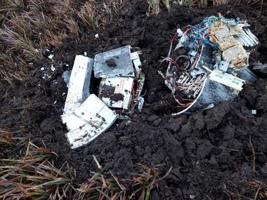 R. Moldova: Resturile unei rachete, provenită din atacurile aeriene ale Rusiei asupra Ucrainei, descoperite în zona sectorului de frontieră Larga - FOTO
