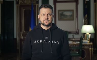 Zelenski: Trebuie să facem totul pentru a opri ruscismul, aşa cum lumea liberă a oprit nazismul / El spune că peste 30 de rachete ruseşti au fost lansate sâmbătă, peste 20 fiind doborâte - VIDEO