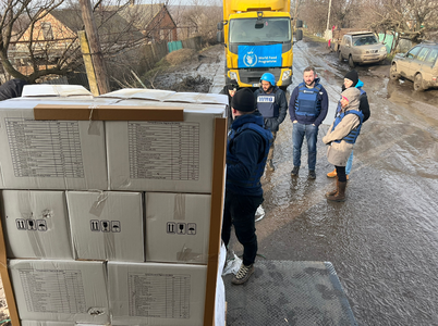 Un prim convoi ONU cu ajutoare umanitare ajunge la Soledar, în partea controlată de ucraineni, anunţă OCHA