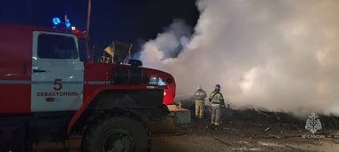 UPDATE: Incendiu soldat cu opt morţi pe un şantier de construcţii din Sevastopol - VIDEO
