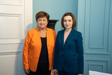 Maia Sandu a discutat cu directoarea generală a FMI despre colaborarea cu Fondul