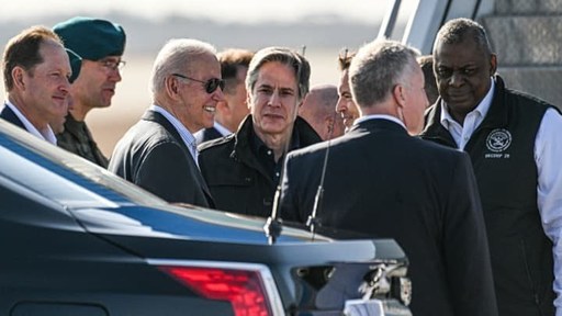 UPDATE - Preşedintele Joe Biden a ajuns la Varşovia