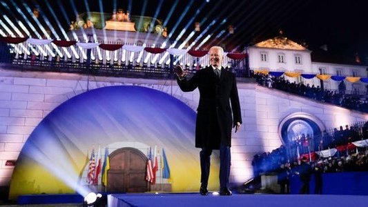 Biden l-a pomenit pe Putin de 10 ori în discursul său din Polonia