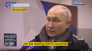 Putin acuză NATO, într-un interviu la postul Rossiya-1, că ”participă indirect” la Războiul din Ucraina prin faptul că furnizează armament Kievului