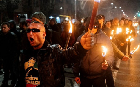 ”Marşul Lukov” cu torţe al neonaziştilor la Sofia, în memoria generalului pronazist Hristo Lukov, interzis de autorităţi