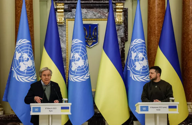 Guterres consideră ”capitală” o prelungire a Acordului de la Istanbul privind exportul cerealelor ucrainene, care expir la 18 martie. El denunţă, la Kiev, execuţia ”şocantă” a unui militar ucrainean
