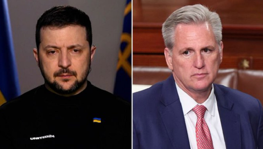 Preşedintele republican al Camerei Reprezentanţilor Kevin McCarthy refuză o invitaţie în Ucraina a lui Zelenski