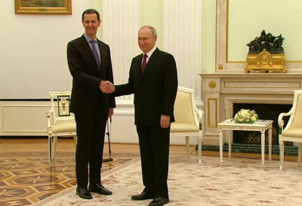 Putin se întâlneşte tête-à-tête la Moscova cu al-Assad pentru a discuta despre o reconciliere turco-siriană