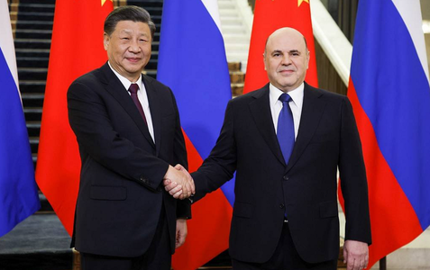 Xi Jinping salută un ”parteneriat strategic global” chinezo-rus la o întâlnire cu premierul rus Mihail Mişustin şi anunţă că l-a invitat pe Vladimir Putin în China ”anul acesta”