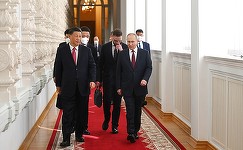 Vladimir Putin şi Xi Jinping s-au întâlnit din nou la Kremlin, pentru a doua zi de discuţii - FOTO