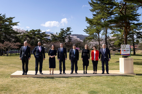 Miniştrii de Externe ai G7 se angajează, la reuniunea de la Karuizawa, să facă să plătească ”scump” ţările care ajută Rusia în Războiul din Ucraina