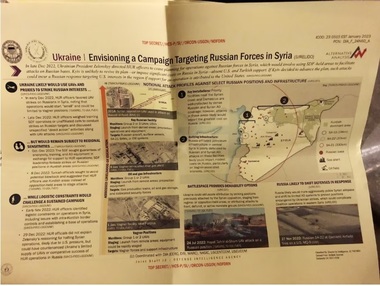 Ucraina ar fi planificat atacuri asupra forţelor ruse din Siria - The Washington Post