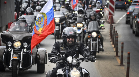 Clubul motocicliştilor pro-Putin Lupii nopţii au plecat într-un raliu ”patriotic”, ”Roţile victoriei”, prin Ucraina, către Berlin