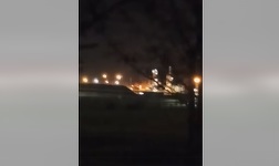 Incendiu la o rafinărie de petrol din Rusia, stins la două ore după un presupus atac cu dronă. Nu au fost înregistrate victime