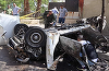 Cinci răniţi la Damasc, în explozia unui vehicul de poliţie în incinta unui comisariat
