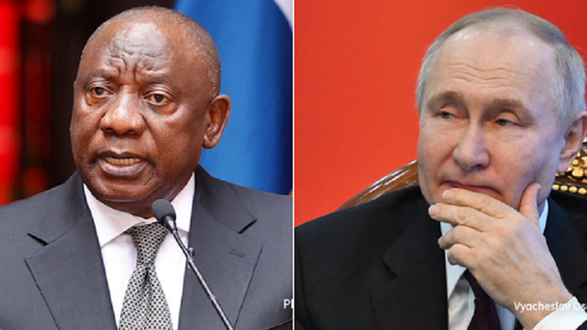 Putin şi Ramaphosa vor să-şi ”accentueze” cooperarea, după ce SUA acuză Africa de Sud de furnizarea de armament Moscovei