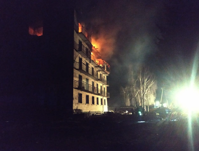 Mai multe explozii puternice au fost auzite la Kiev, cel puţin 3 persoane au fost rănite
