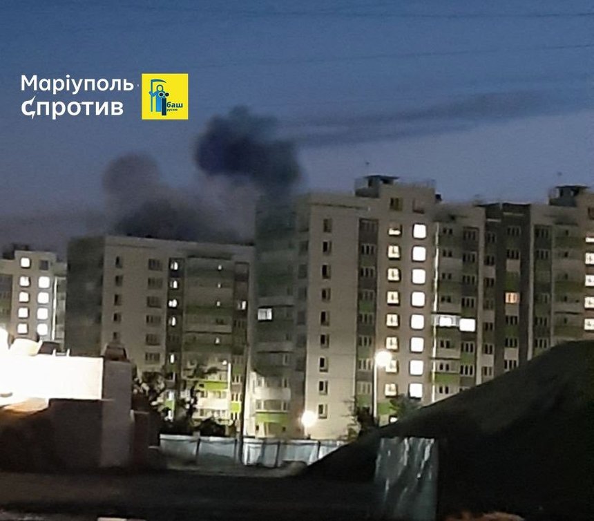 Explozii puternice în Mariupolul ocupat de ruşi. Ucrainenii susţin că ar fi fost lovită o bază cu 150 de soldaţi inamici