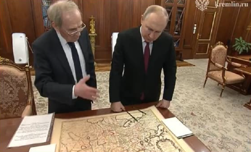 Putin, ironizat după ce nu vede ”Ucraina” pe o hartă franceză din secolul al XVII-lea