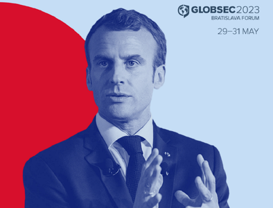 Emmanuel Macron se adresează Europei de Est, la Globsec, la Bratislava, pe tema Războiului din Ucraina. El urmează să îndemne la ”reînarmarea” Europei şi la crearea unei ”capacităţi de apărare aeriană”, obiectul unei Conferinţe la Paris la 19 iunie
