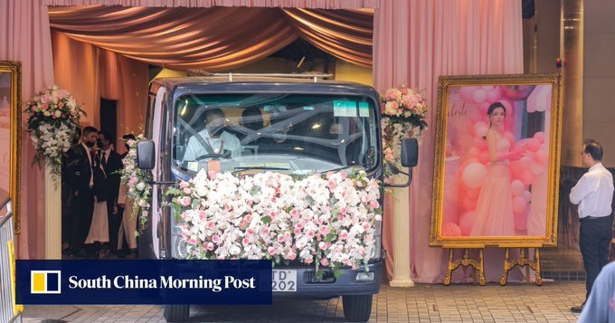 Cazul Abby Choi: Sute de persoane au participat la înmormântarea modelului, la patru luni după ce părţi din trupul ei au fost găsite în Hong Kong