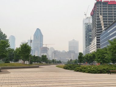 Incendii în Canada: Montreal se sufocă în fum şi are cel mai poluat aer din lume
