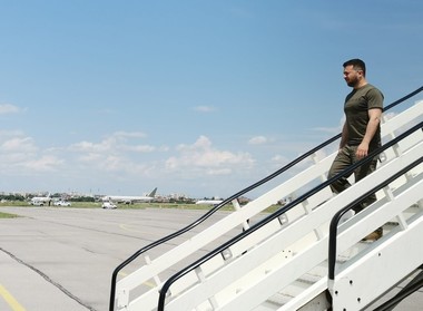 Volodimir Zelenski se află la Sofia. El a venit de la Chişinău, cu un avion al guvernului bulgar