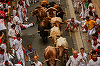 Şase răniţi uşor la prima eliberare a taurilor de San Fermin