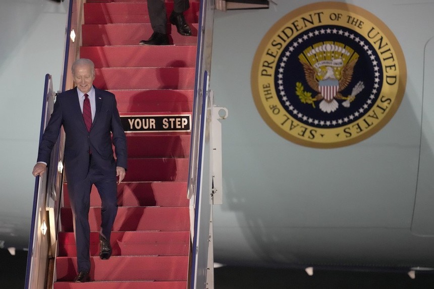 Preşedintele american Joe Biden a sosit în Marea Britanie