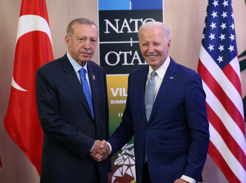 Erdogan s-a întâlnit cu Biden şi i-a urat "mult noroc" pentru realegerea din 2024