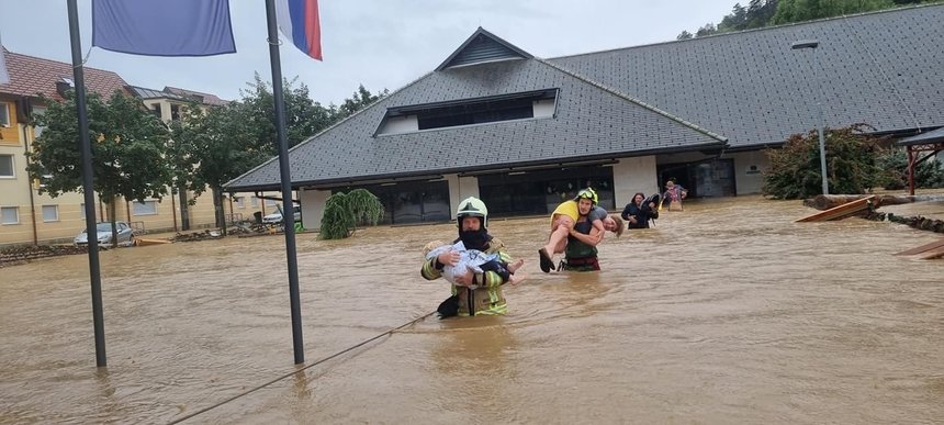 Slovenia, lovită de inundaţii de proporţii "biblice" - VIDEO, FOTO