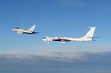 Avioane de vânătoare britanice de tip Typhoon interceptează două bombardiere strategice ruseşti la nord de Scoţia, în zona de patrulare aeriană a NATO