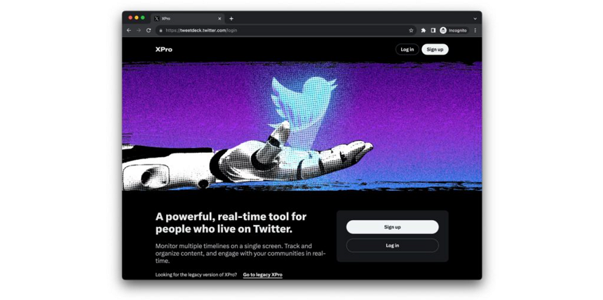 Aplicaţia TweetDeck este redenumită X Pro şi devine plătită. Un abonament în SUA costă 84 de dolari pe an