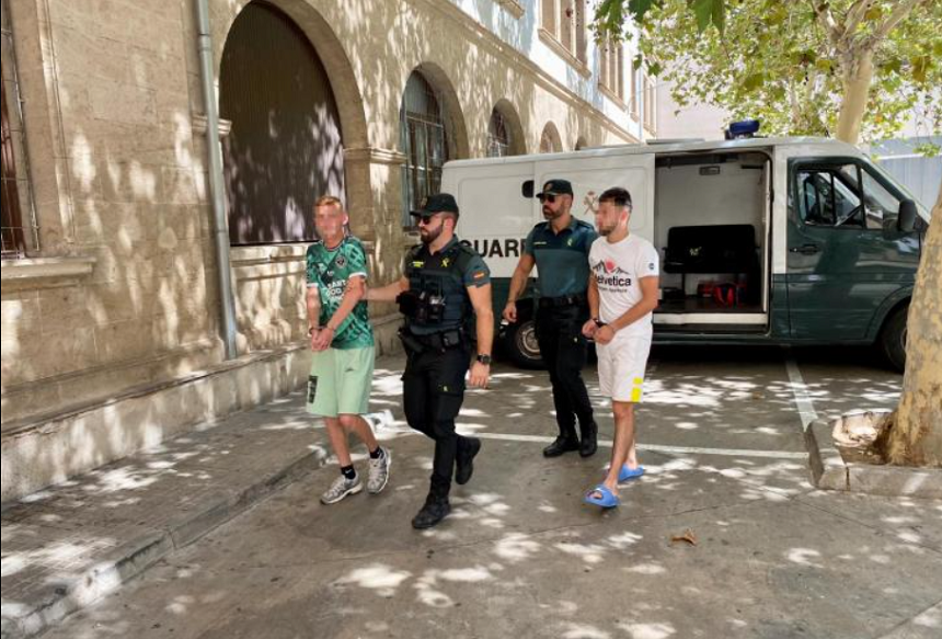 Cinci francezi şi un elveţian, încaceraţi în urma unei agresiuni sexuale a unei britanice pe Insula spaniolă Mallorca