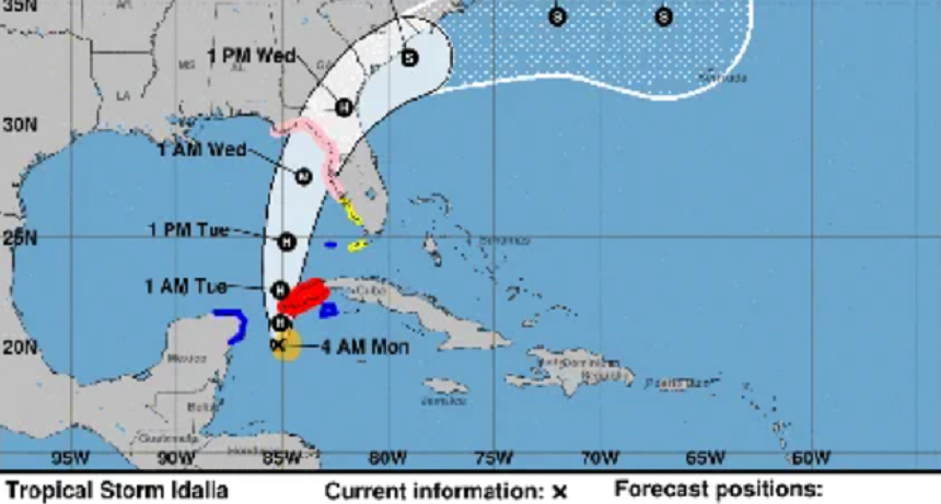 O furtuna tropicală, Idalia, se îndreaptă către Florida. DeSantis declară stare de urgenţă în 33 de comitate după o alertă de uragan prevăzut să atingă statul miercuri 