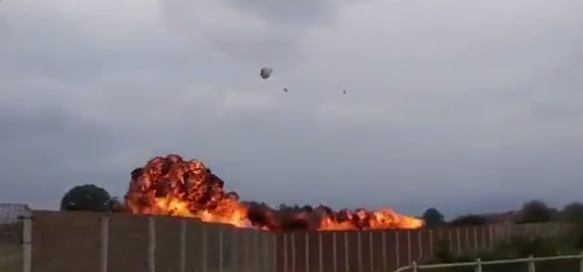 Italia - Un avion militar s-a prăbuşit în timpul unui exerciţiu, ucigând o fetiţă de 5 ani - VIDEO