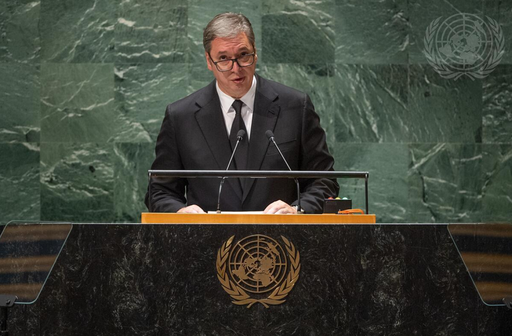 Vucici denunţă la Adunarea Generală a ONU ipocrizia Occidentului, apreciind că recunoaşterea Kosovo are aceeaşi justificare ca Războiul rus din Ucraina