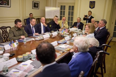 Zelenski s-a întâlnit în SUA cu antreprenori şi finanţişti: Lucrăm pentru victoria şi reconstrucţia Ucrainei