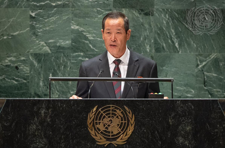 Peninsula coreeană se află ”pe marginea prăpastiei războiului nuclear”, avertizează Phenianul la Adunarea Generală a ONU