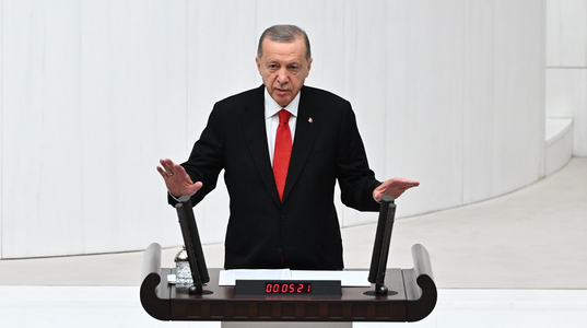 Recepp Tayyip Erdogan anunţă în Parlament că ”Turcia nu mai aşteaptă nimic de la Uniunea Europeană”