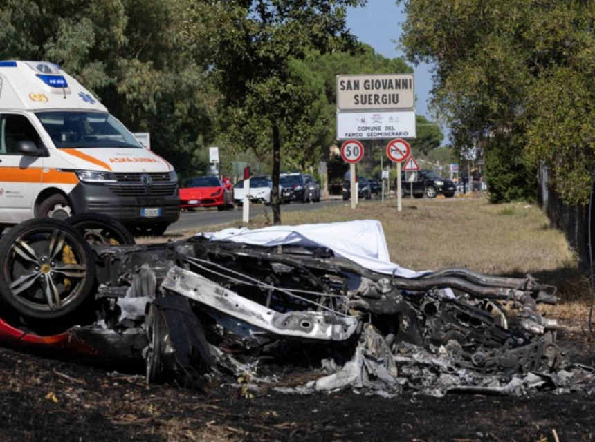Un cuplu elveţian de sexagenari moare carbonizat într-un Ferrari închiriat, în Sardinia, într-un accident la un raliu de maşini de lux